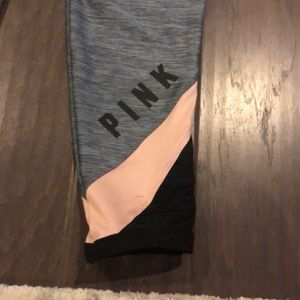 PINK leggings with mesh detail on leg. Excellent!